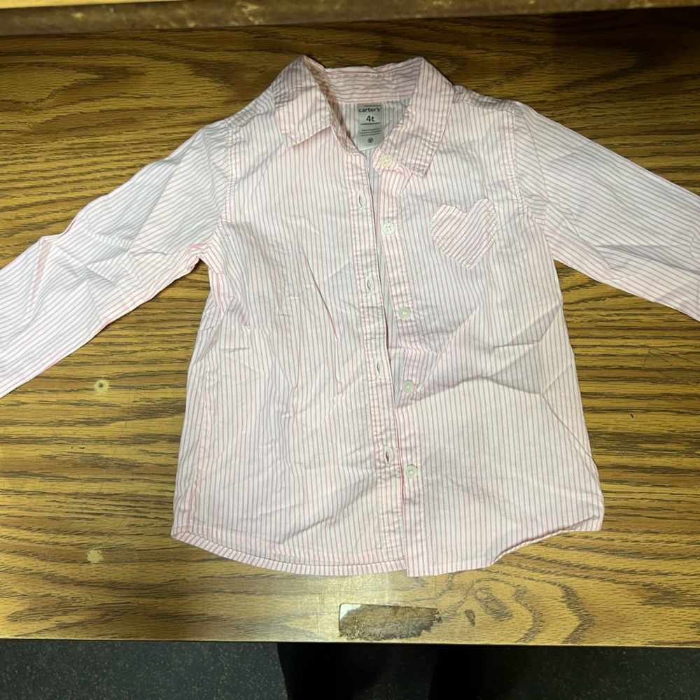 Little girls dress shirt